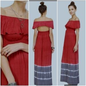 OFF SHOULDER MAXI DRESS